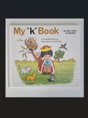 5/$15 Kids Book Moncure My k Book Preschool Early Reading HC Phonics Alphabet